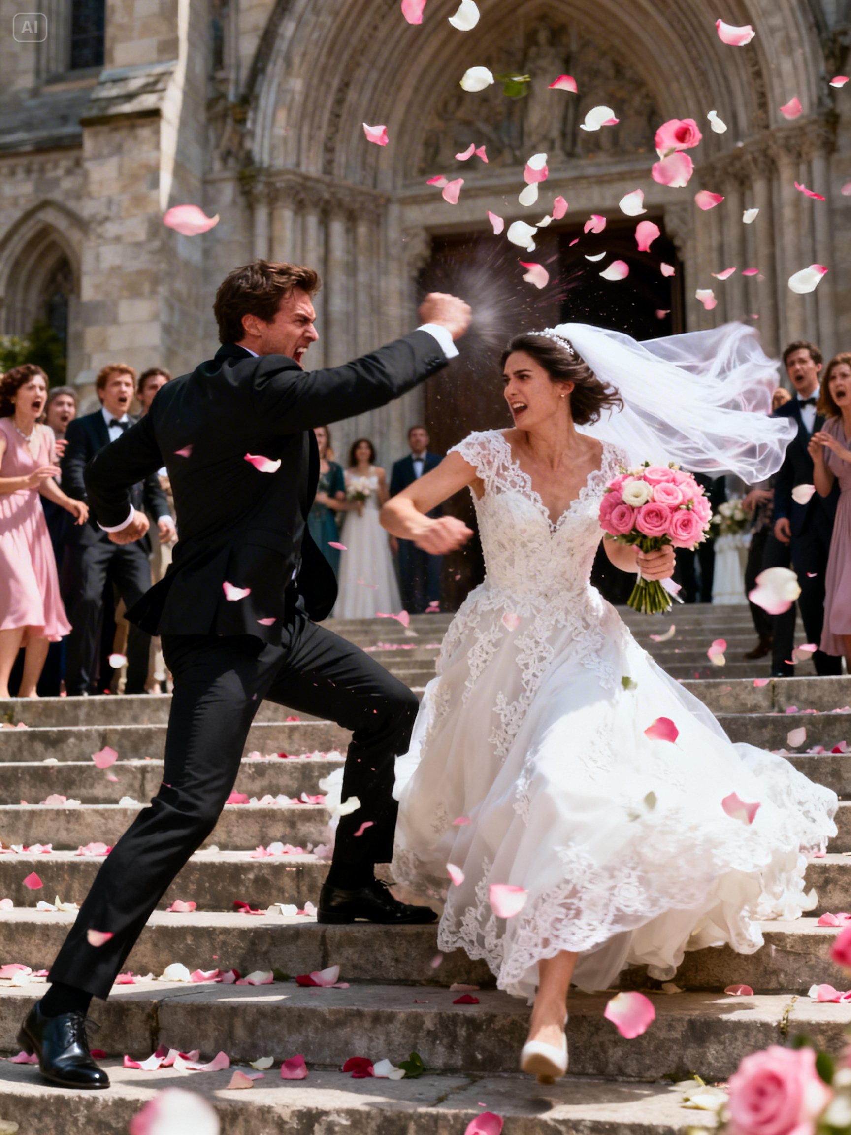 María Fernanda was dressed in white, about to begin her married life when her husband did the unthinkable.