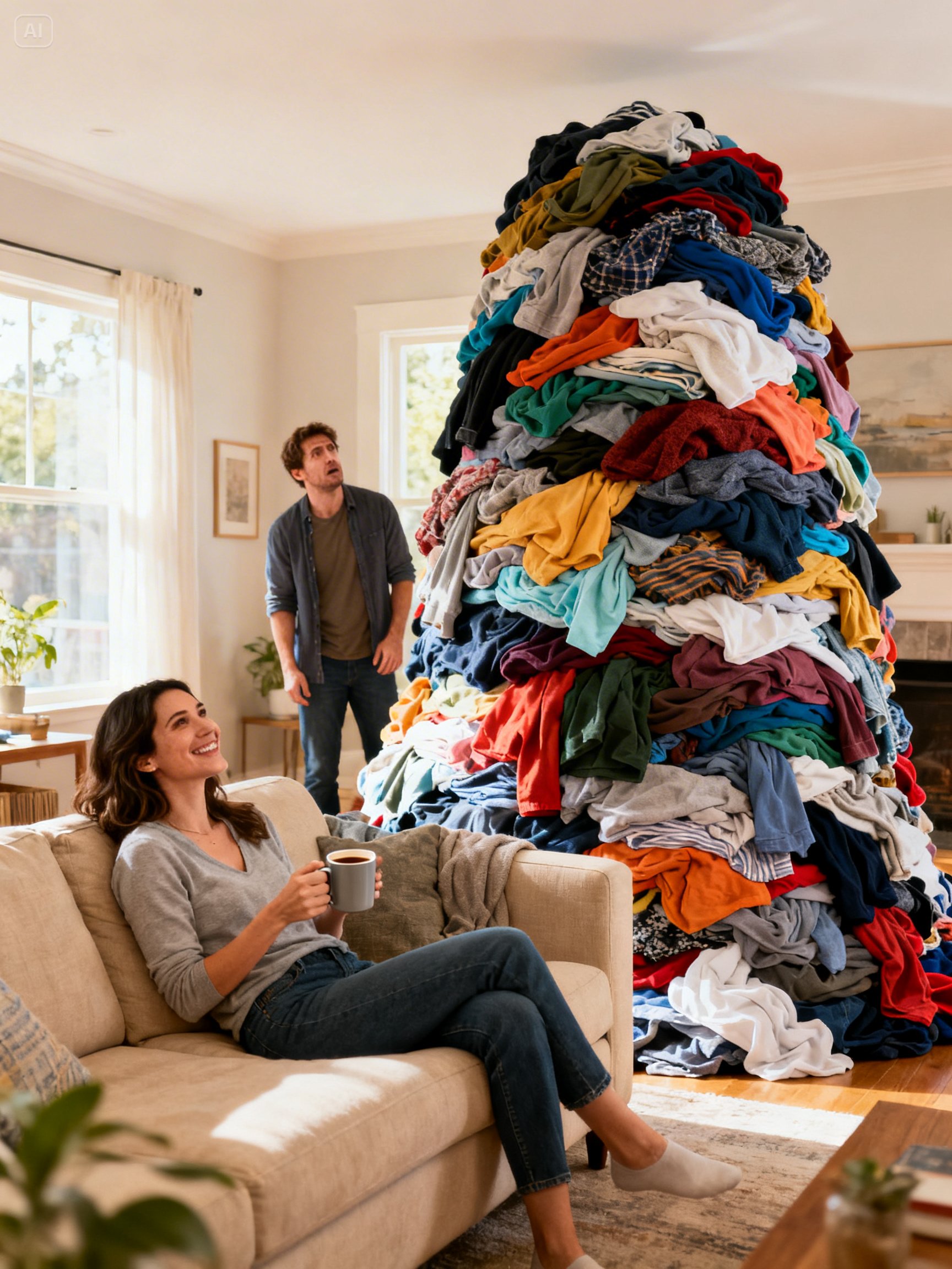 Ten years of waking up before him.