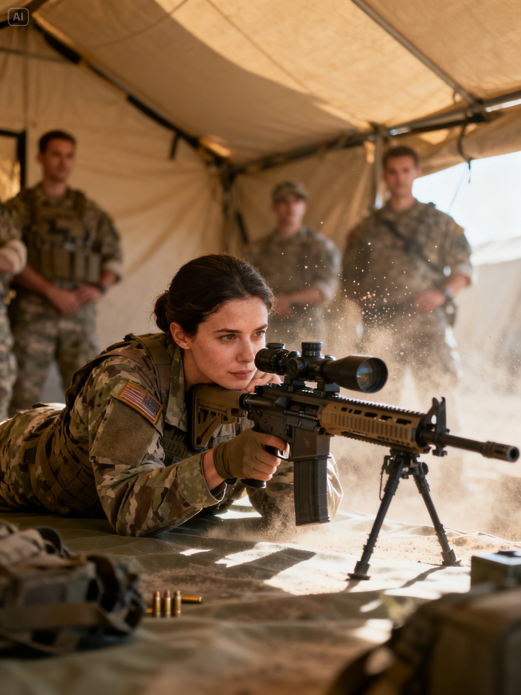 The first time Elena Thornton fired a Barrett M82, the recoil didn’t surprise her. She’d studied the weapon the way some people studied storms