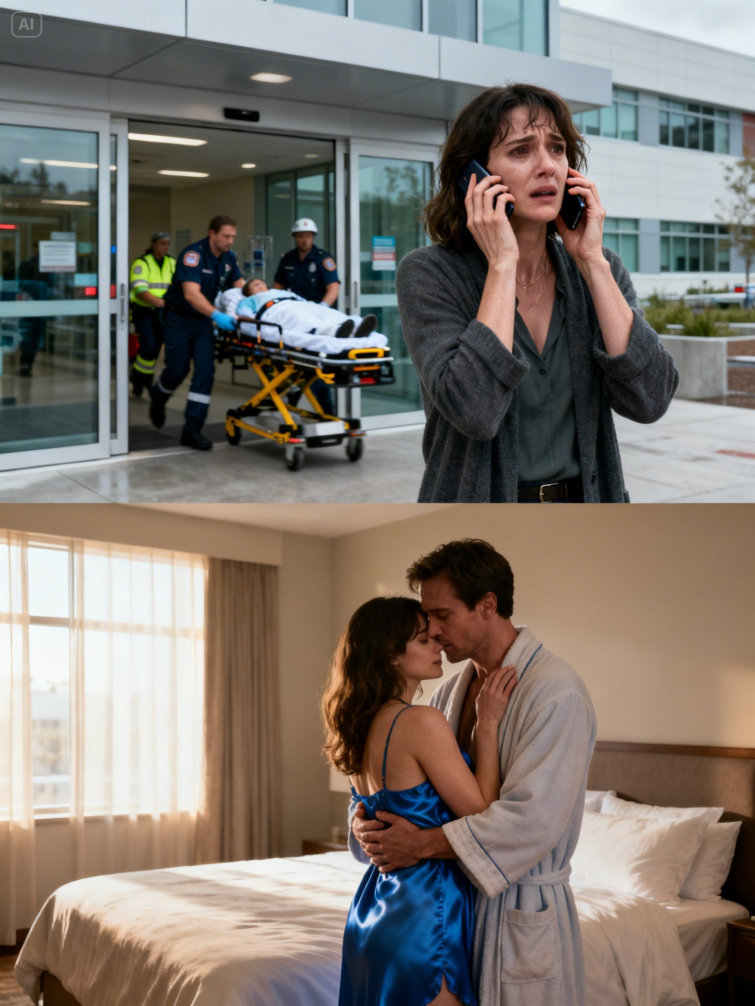 I told my wife I was stranded in a Chicago blizzard. I was actually in a Miami penthouse—until the ER called…