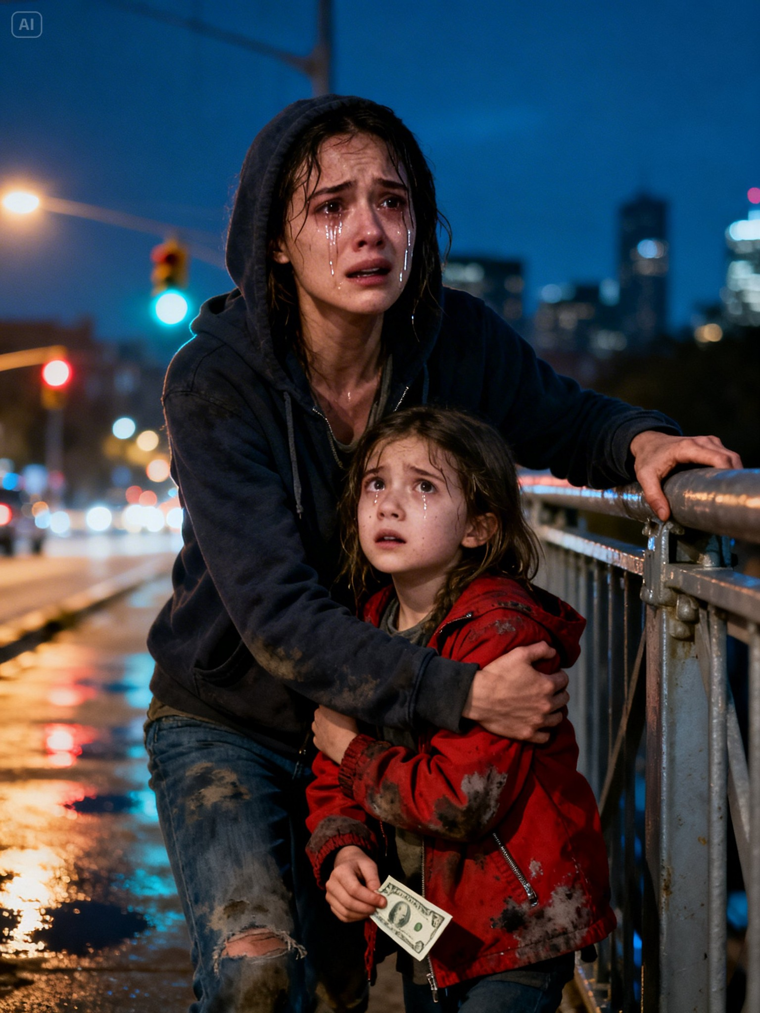 Terminal Stomach Cancer. Kicked Out By My Husband. I Stood On A Bridge, On The Brink Of The Abyss. A Child Pulled Me Back. “I’ll Give You My Last $5, You’ll Come To My Parent-Teacher Conference.” Looking At Her Tattered Shoes,